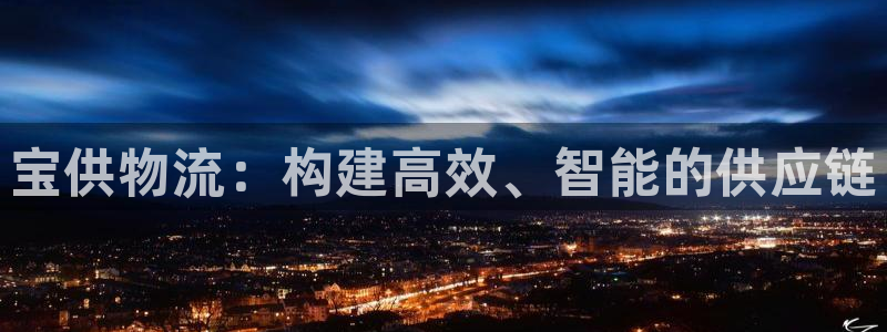 豪门国际官网入口官网：宝供物流：构建